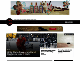 sbncollegehockey.com screenshot