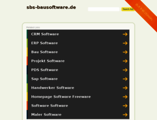 sbs-bausoftware.de screenshot