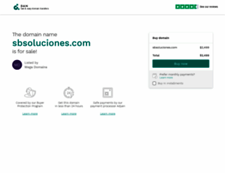 sbsoluciones.com screenshot