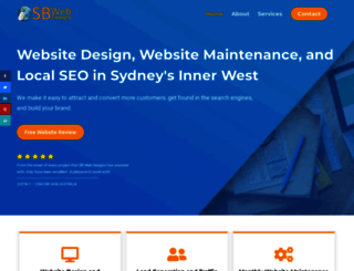 sbwebdesigns.com.au screenshot
