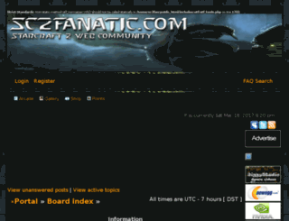 sc2fanatic.com screenshot