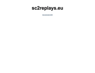 sc2replays.eu screenshot