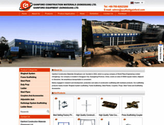 scaffoldgainford.com screenshot