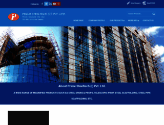 scaffoldingmanufacturer.co.in screenshot