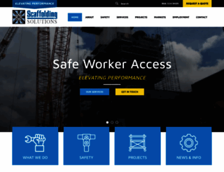 scaffoldingsolutions.com screenshot