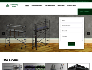 scaffoldingssaudi.com screenshot