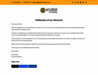 scalarenterprises.co.uk screenshot