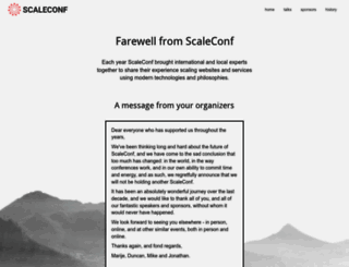 scaleconf.org screenshot