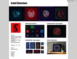 scaleddimensions.storenvy.com screenshot