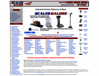 scalesgalore.com screenshot