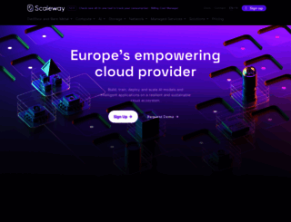 scaleway.com screenshot