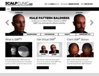 scalpclinic.com screenshot