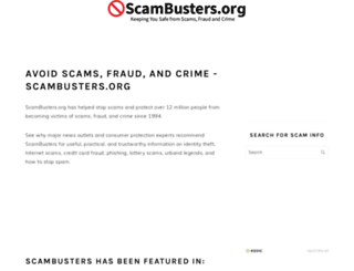 scambusters.com screenshot