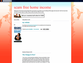 scamfreehomeincome.blogspot.com screenshot
