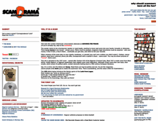 scamorama.com screenshot