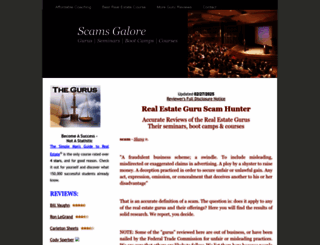scamsgalore.com screenshot
