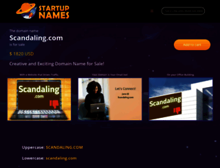 scandaling.com screenshot