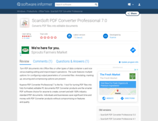 scansoft-pdf-converter-professional.software.informer.com screenshot