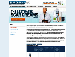 scar-creams-info.com screenshot