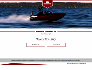 scarabjetboats.com screenshot