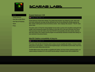 scarablabs.com screenshot