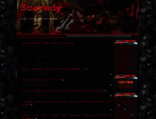 scaredy.com screenshot