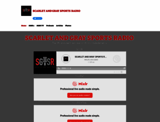 scarletandgraysportsradio.com screenshot