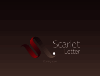 scarletletter.co.za screenshot