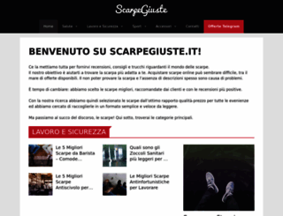 scarpegiuste.it screenshot