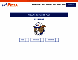 scarrspizza.com screenshot