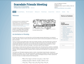 scarsdalefriendsmeeting.org screenshot