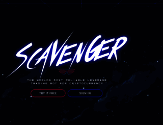 scavengerbot.io screenshot