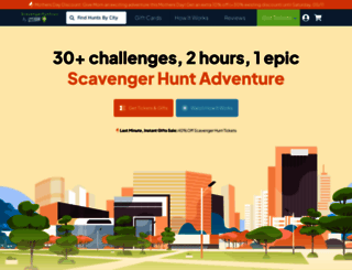 scavengerhunt.com screenshot