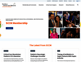 sccm.org screenshot