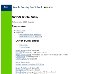 scdskids.org screenshot