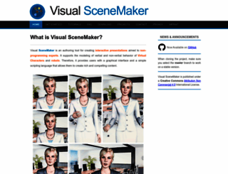 scenemaker.dfki.de screenshot