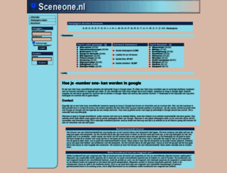 sceneone.nl screenshot