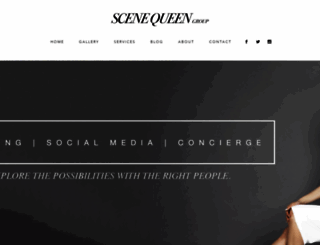 scenequeengroup.com screenshot