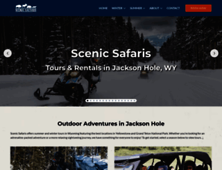 scenic-safaris.com screenshot