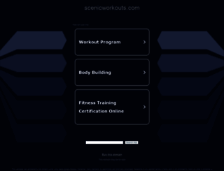 scenicworkouts.com screenshot