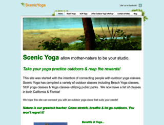 scenicyoga.com screenshot