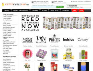 scentedcandleshop.com screenshot