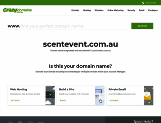 scentevent.com.au screenshot