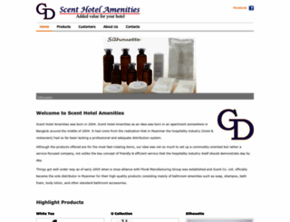 scenthotelamenities.com screenshot