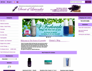 scentoflavender.com screenshot