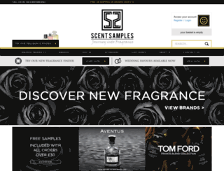 scentsamples.uk.com screenshot