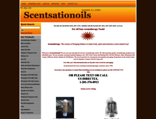 scentsationoils.net screenshot