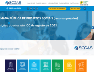 scgas.com.br screenshot