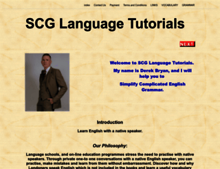 scglanguagetutorials.com screenshot