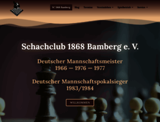 schachclub-bamberg.de screenshot